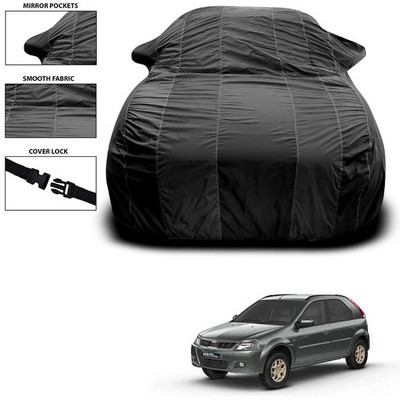ANTHUB Car Cover For Mahindra Verito Vibe (With Mirror Pockets)(Black)
