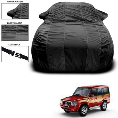 ANTHUB Car Cover For Tata Sumo Victa (With Mirror Pockets)(Black)