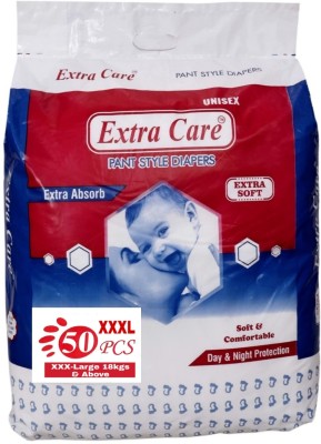 Extra Care EXTRA ABSORB PANT STYLE DIAPERS XXXL 50PCS - XXXL(50 Pieces)