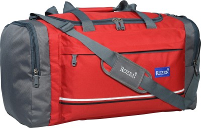 Rozen (Expandable) 60 Liters 701-Red Heavy Dutty Travel Luggage Bag Duffel Without Wheels