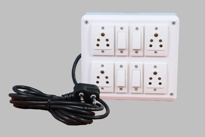 neeru technologies EXTENSION SWITCH BOARD 4  Socket Extension Boards(White, 3 m)