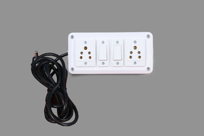 neeru technologies Extension board xb-01 2  Socket Extension Boards(White, 3 m)
