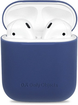 DailyObjects Silicone Press Stud Headphone Case(Blue) Offers & Cashback