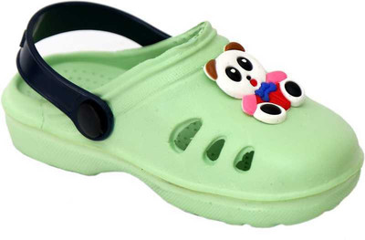 NEOBABY Boys Sling Back Clogs(Light Green , 18 - 24 Months)