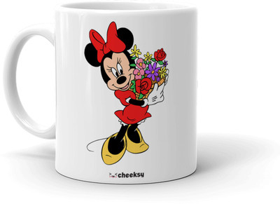 Cheeksy CHK-0189-MUG-SINGLE Ceramic Coffee Mug(300 ml)