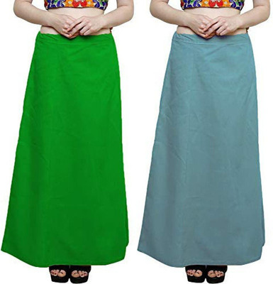 NewBELL P2_C Green_Turquoise Pure Cotton Petticoat(Free)