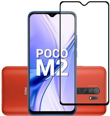 Bodoma Edge To Edge Tempered Glass for Poco M2(Pack of 1)