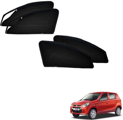 AuTO ADDiCT Side Window Sun Shade For Maruti Suzuki Alto 800(Black)