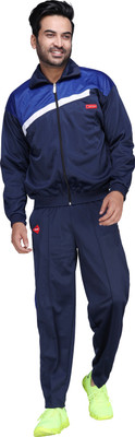 CARLTRON Solid Men Track Suit