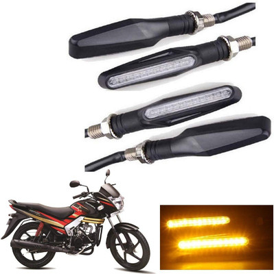Naturalcreations Rear, Front, Side LED Indicator Light for Mahindra Centuro(Yellow)