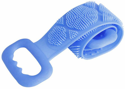 HUKBO Silicone Body Brush, Easy to Clean, Lathers Well, Eco Friendly, Bath Belt Exfoliating Long Silicone Body Back Scrubber