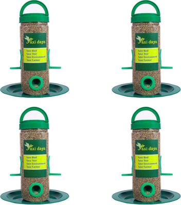 Paxidaya Window Bird Feeder Bird Feeder(Green)