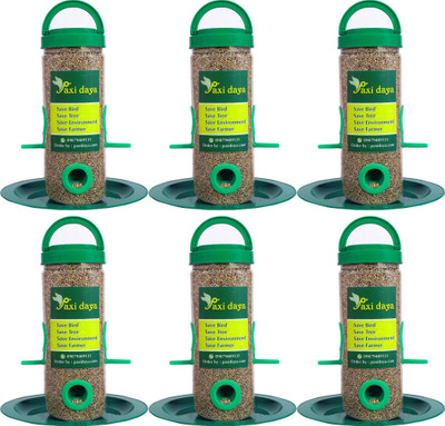 Paxidaya Window Bird Feeder Bird Feeder(Green)