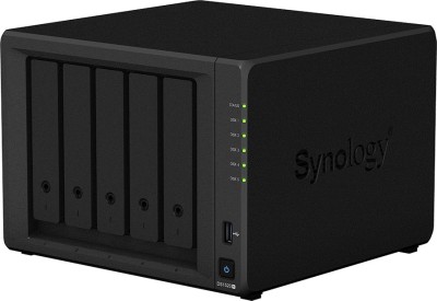 Synology DiskStation DS1520+ 0 TB External Hard Disk Drive(Black, Mobile Backup Enabled, External Power Required)