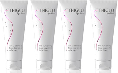 ETHIGLO Skin whitening : 200ml (Pack of 4) Face Wash(800 ml)