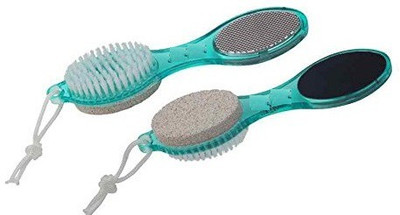 capnicks 4 in 1 Foot File with Pedicure Brush(Multicolor)
