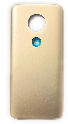 Sandreezz Motorola Moto E5 (with Proper Logo) Back Panel(Gold)