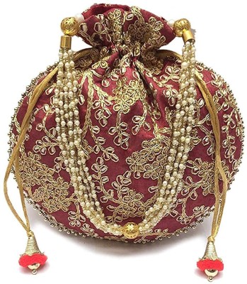 AJ Exports Rajasthani Handmade Handbag Ethnic Potli Batwa Bag Combo(Pack of 2) Potli