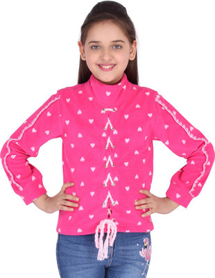 Cutecumber Full Sleeve Printed Baby Girls Sweatshirt