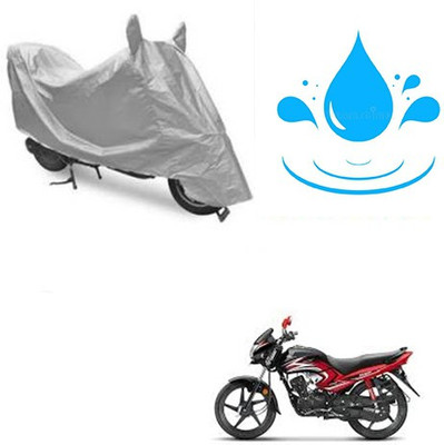 RPSENTTERPR Waterproof Two Wheeler Cover for Honda(Dream Yuga, Silver)