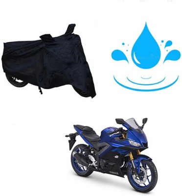 RPSENTTERPR Waterproof Two Wheeler Cover for Yamaha(YZF R25, Black)