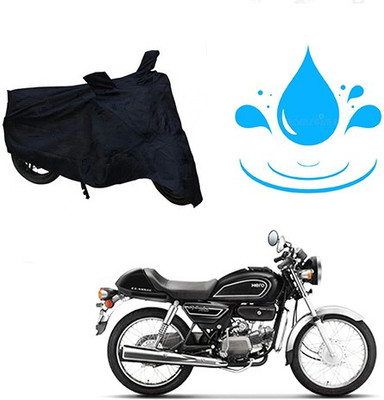 saanvi Waterproof Two Wheeler Cover for Hero(Splendor Pro Classic, Black)