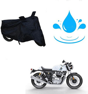 RPSENTTERPR Waterproof Two Wheeler Cover for Royal Enfield(Continental GT, Black)