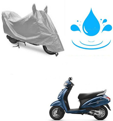RPSENTTERPR Waterproof Two Wheeler Cover for Honda(Activa 3G, Silver)