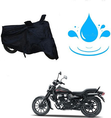 saanvi Waterproof Two Wheeler Cover for Bajaj(Avenger 150 Street, Black)