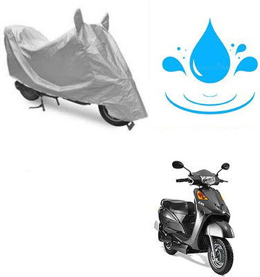 SANJU Waterproof Two Wheeler Cover for Indus(Yo Spark, Silver)