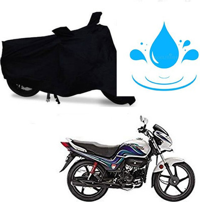 SANJU Waterproof Two Wheeler Cover for Hero(Passion Pro TR, Black)