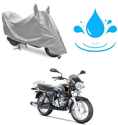 RPSENTTERPR Waterproof Two Wheeler Cover for Bajaj(Boxer, Silver)