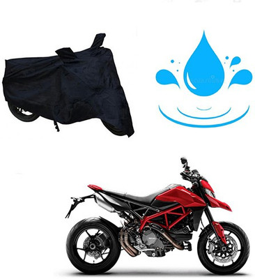 RPSENTTERPR Waterproof Two Wheeler Cover for Ducati(Hyperstrada, Black)