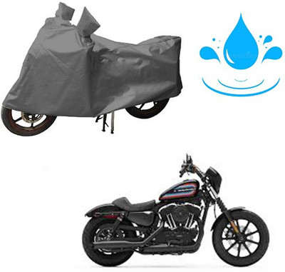 RPSENTTERPR Waterproof Two Wheeler Cover for Harley Davidson(XL 1200, Grey)