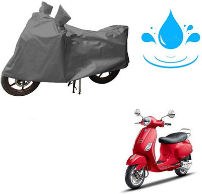RPSENTTERPR Waterproof Two Wheeler Cover for Piaggio(Vespa VXL, Grey)