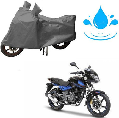 RPSENTTERPR Waterproof Two Wheeler Cover for Bajaj(Pulsar 150 DTS-i, Grey)