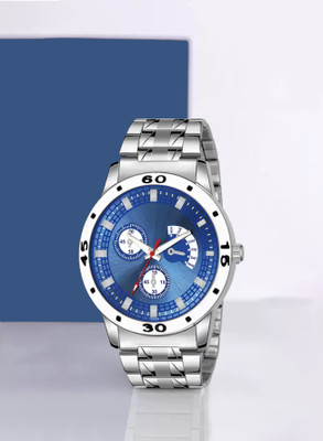 blutech Steel Chain Blue Dial Boys Watch Analog Watch  - For Men