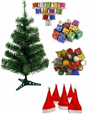 Wisdom Decor Fir 30.48 cm (1.0 ft) Artificial Christmas Tree(Green)
