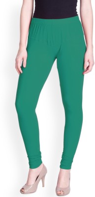 Lyra Churidar  Ethnic Wear Legging(Green, Solid)