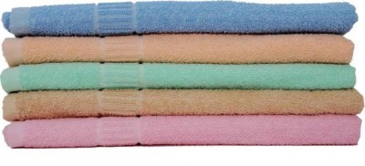 Shopping Store Cotton 450 GSM Bath Towel(Pack of 5)