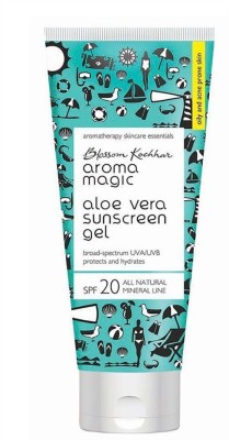 Aroma Magic Sunscreen - SPF 20 PA++ Aloe Vera Sun Screen Gel(100 ml)