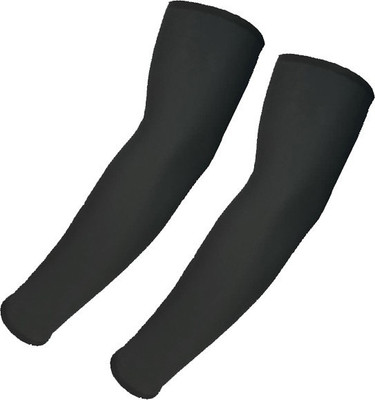 Apastra Cotton Arm Sleeve For Men & Women(Free, Black)
