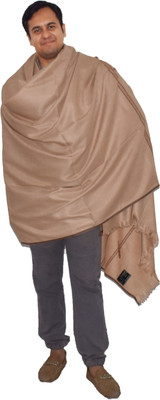 JAG Wool Self Design Men, Women Shawl(Beige)