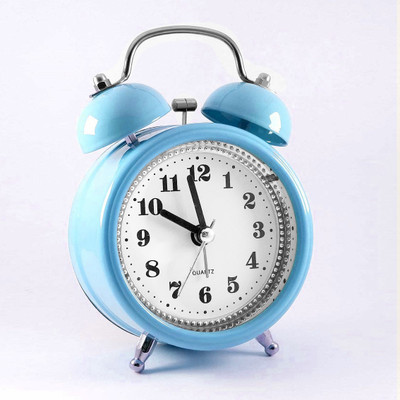 Triangle Ant Analog Blue Clock