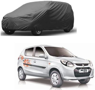 Furious3D Car Cover For Maruti Suzuki Alto 800 (Without Mirror Pockets)(Grey)