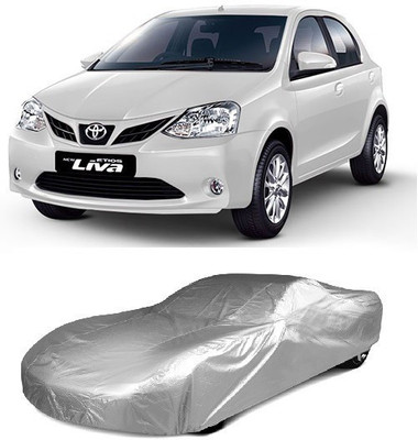 RTD Car Cover For Toyota Etios Liva (Without Mirror Pockets)(Silver)