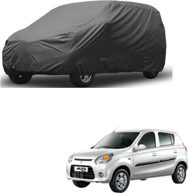 Furious3D Car Cover For Maruti Suzuki Alto 800 (Without Mirror Pockets)(Grey, For 2017, 2016 Models)