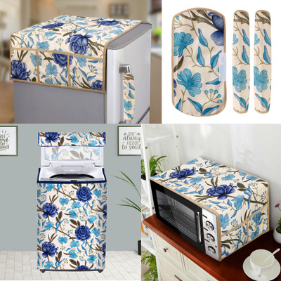 E-Retailer Refrigerator  Cover(Width: 53 cm, Blue)