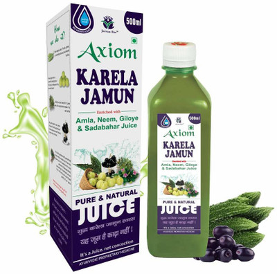 AXIOM Karela Jamun for diabetes Infused with Karela & Jamun herbs(500 ml)