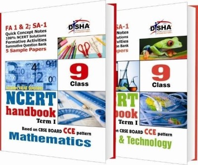 Ncert Handbook Term 1 - Science & Mathematics Class 9 (Ncert Solutions + Fa Activities + Sa Practice Questions & 5 Sample Papers)(English, Book, unknown)
